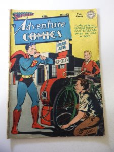 Adventure Comics #125 (1948) GD Condition centerfold detached, stains fc