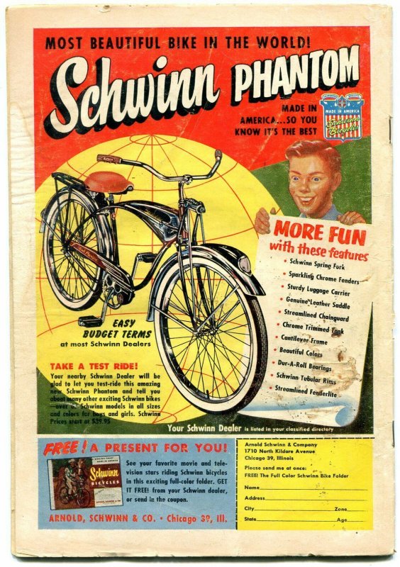 Superboy #52 1956- DC Silver Age issue- Power Boy POOR