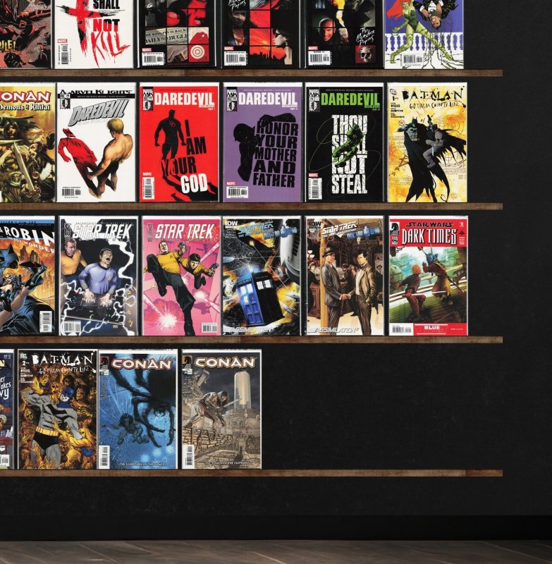 Huge Lot 140+ Comics with Batman: Gotham Knights, Aquaman, Star Wars & More!