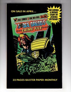 Judge Dredd #21 (1985) VF?NM Beautiful Hi-Grade!  Eagle Comics Classic! / HCA1