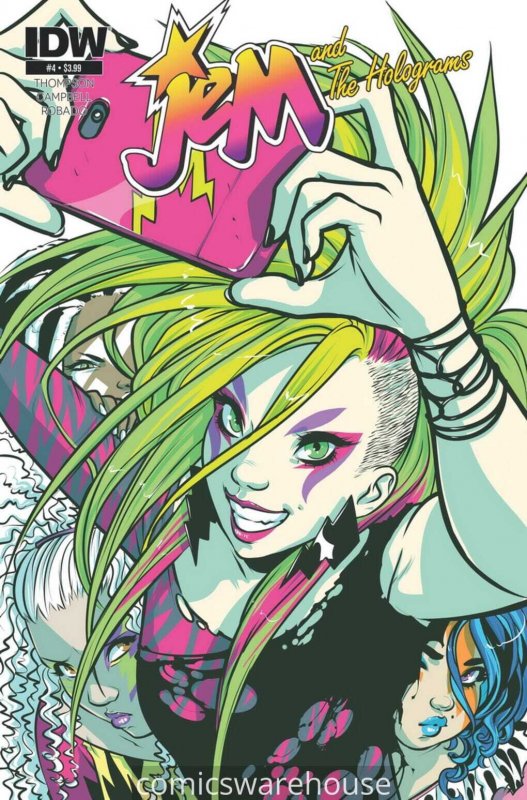 JEM & THE HOLOGRAMS (2014 IDW) #4 NM BEA7JQ