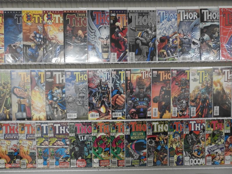 Huge Lot of 220+ Comics W/ All THOR!!! Avg. VF+ Condition!