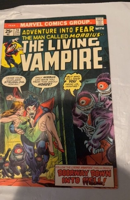 Adventure Into Fear #28 (1975)doorway down to hell.