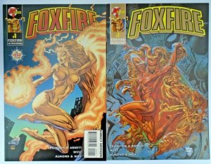 *Foxfire 1-4 (1996 Malibu) #1 (2 covers), 2-4.   (5 books)