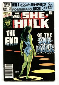 Savage She-Hulk #25 comic book 1981 - Last issue-Marvel-