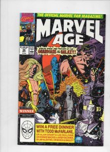 MARVEL AGE #88, VF+, Guardians of the Galaxy, 1985 1990 more Marvel in store