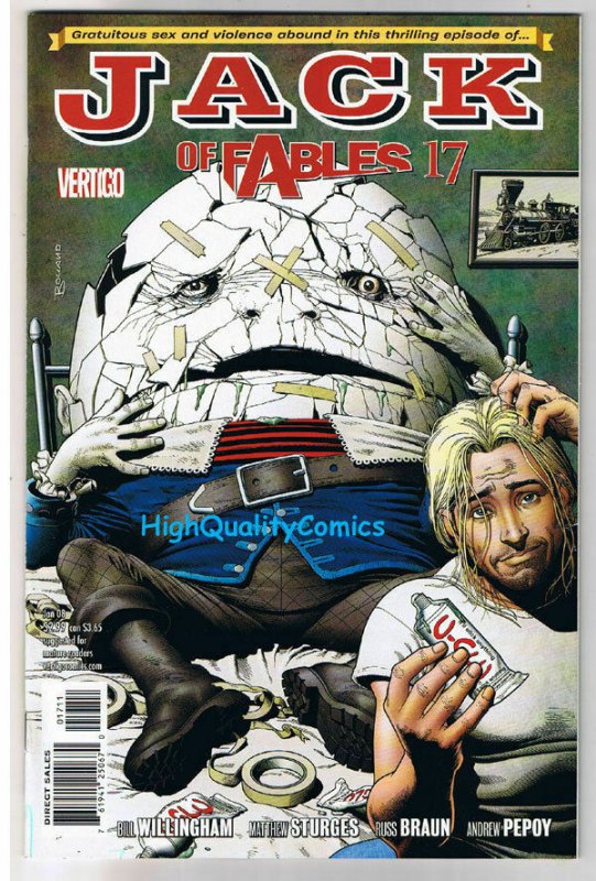 JACK of FABLES #17, NM+, Bill Willingham, 2006, more Vertigo in store