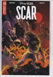 DISNEY VILLAINS SCAR (2023 DYNAMITE) #3 CVR A DARBOE