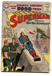 Superman #107 1956-DC -Rip Van Superman-comic book-VG-