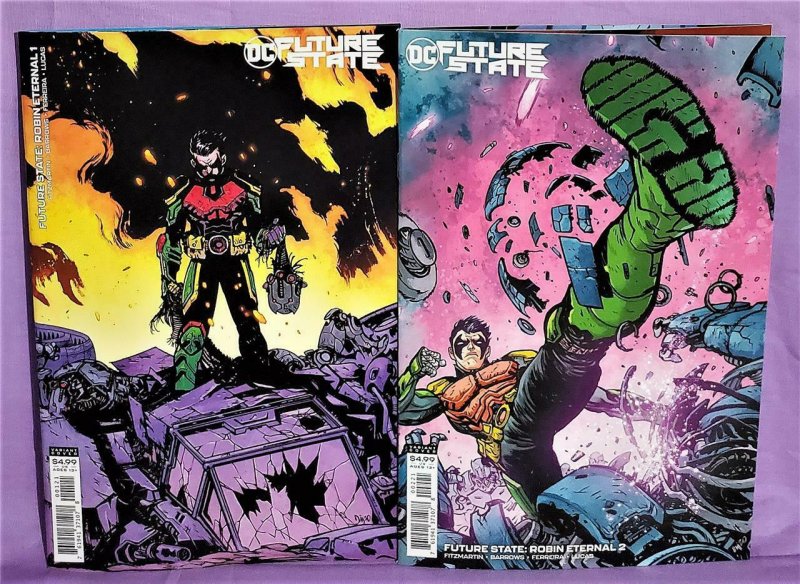 DC Future State ROBIN ETERNAL #1 - 2 Daniel Johnson Variant Covers (DC, 2021)!
