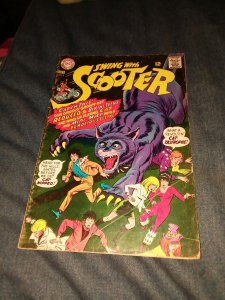 SWING WITH SCOOTER #8 g/vg 1967 dc comics silver age mod hippie boy vintage