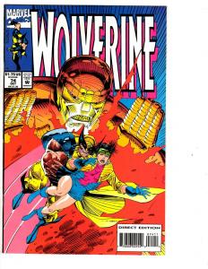 5 Wolverine Marvel Comic Books # 73 74 75 76 77 X-Men Jubilee Phoenix Sauron WM1