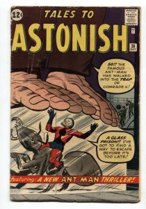 Tales To Astonish #36 1962-marvel comic book-antman In costume-vg