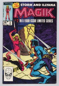 Magik #2 Storm | X-Men | Nightcrawler (Marvel, 1983) FN 