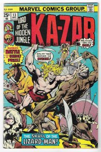 Ka-Zar #13 Regular Edition (1975)