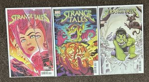 Strange Tales #1,2,3 NM Set Marvel 2025