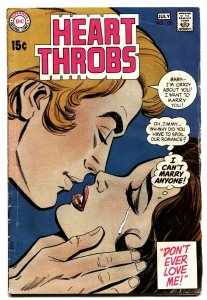 HEART THROBS #126-1970 DC-BEAUTIFUL ROMANCE! VG