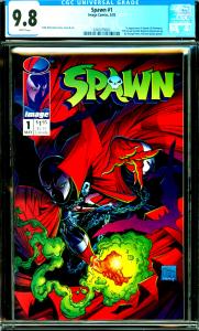 Spawn #1 CGC Graded 9.8 1st Appearance of Spawn, Pull-Out Spawn Poster