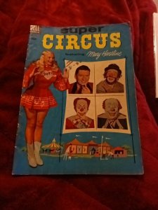 1954 Super Circus #592 Dell Comic Mary Hartline Photo Cover TV Show golden age