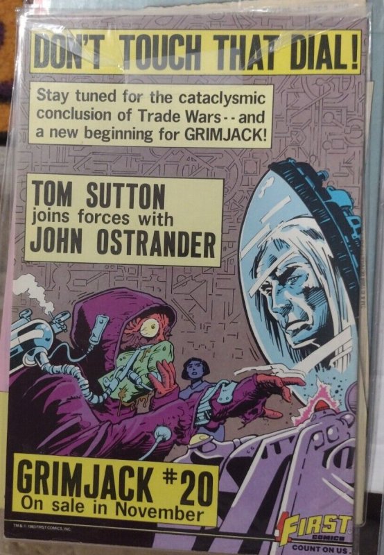 GRIM JACK # 19  First Comics 1986