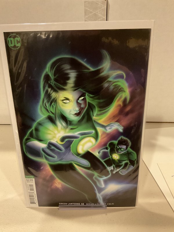 Green Lanterns #48  Warren Louw Variant  9.0 (our highest grade)