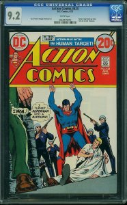 Action Comics #423 (1973) CGC 9.2 NM-