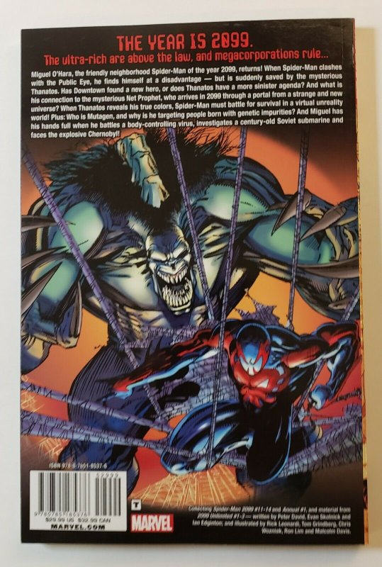 SPIDER-MAN 2099 VOL.2 TPB SOFT COVER FIRST PRINT MARVEL COMICS NM 