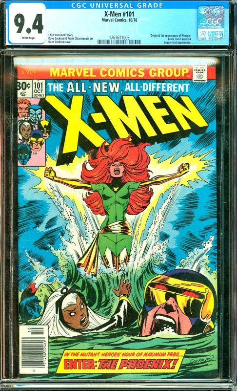 X-Men # 101 CGC Graded 9.4 Origin and 1st appearance of Phoenix