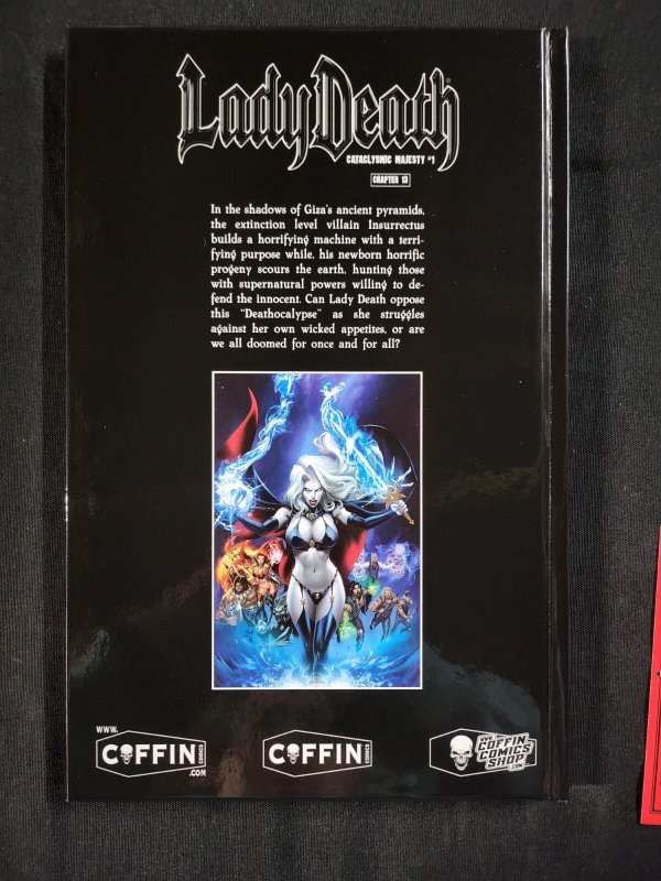 Lady Death: Cataclysmic Majesty #1 - Hardcover Signed Brian Pulido (9.2) 2021