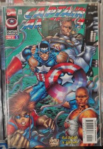 Captain America Vol 2  # 5  1997 marvel HEROES REBORN    ROB LIEFELD RED SKULL