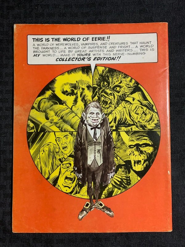 1966 EERIE Warren Magazine #2 FN 6.0 Frazetta Cover / Gene Colan / Reed Crandall