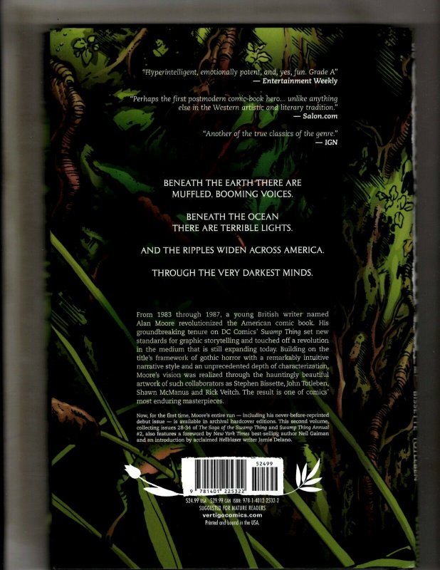 Saga Of The Swamp Thing Book # 2 NM Hardcover Graphic Novel Book 1st Print HR8