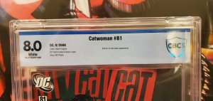 Catwoman #81 CBCS 8.0 DC Comics Adam Hughes Cover