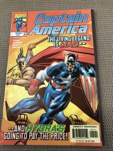 CAPTAIN AMERICA #5 : Marvel comics May 1998 VF; Hydra Vs. Thor & Cap