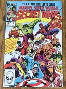 Marvel Super Heroes Secret Wars #1 Mike Zeck + Jim Shooter NM 1984