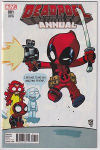 Deadpool Annual Young Cover (2016) Deadpool