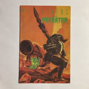 Aliens Vs Predator 1 1990 Signed by Randy Stradley Dark Horse VF very fine 8.0