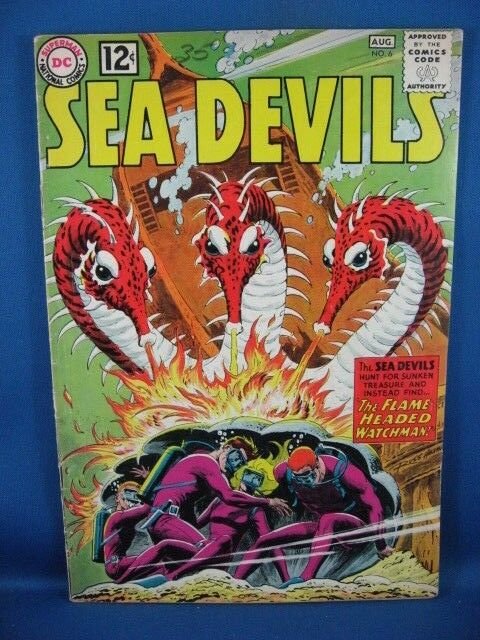 Sea Devils #6 (Jul-Aug 1962, DC) VG+