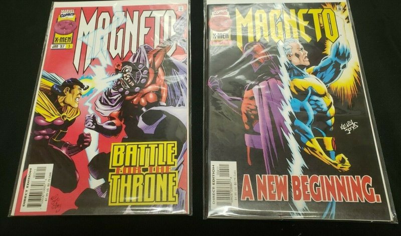 MAGNETO 4PC (VF/NM) ISSUE #1-4 FIRST LIMITED SERIES, A NEW BEGINNING 96-97