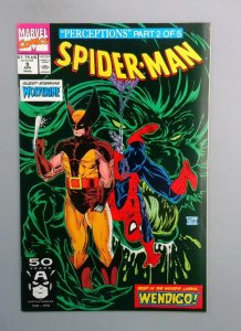 Spider-Man #9 NM Wolverine, Marvel Comics, 1991 JR1