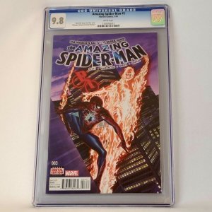 Amazing Spider-Man #3 Marvel 2016 CGC 9.8  Alex Ross Variant Top Census Grade