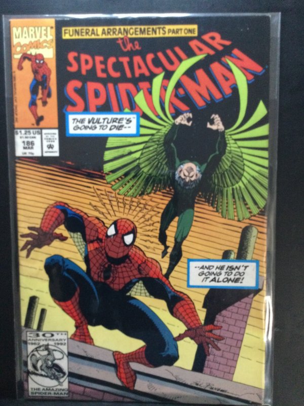 The Spectacular Spider-Man #186 Direct Edition (1992)