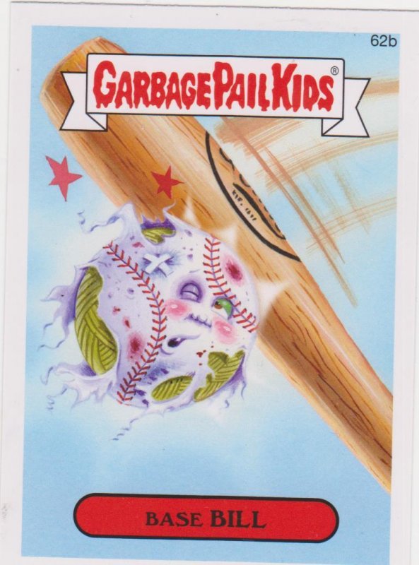 2015 Garbage Pail Kids #62b Base Bill