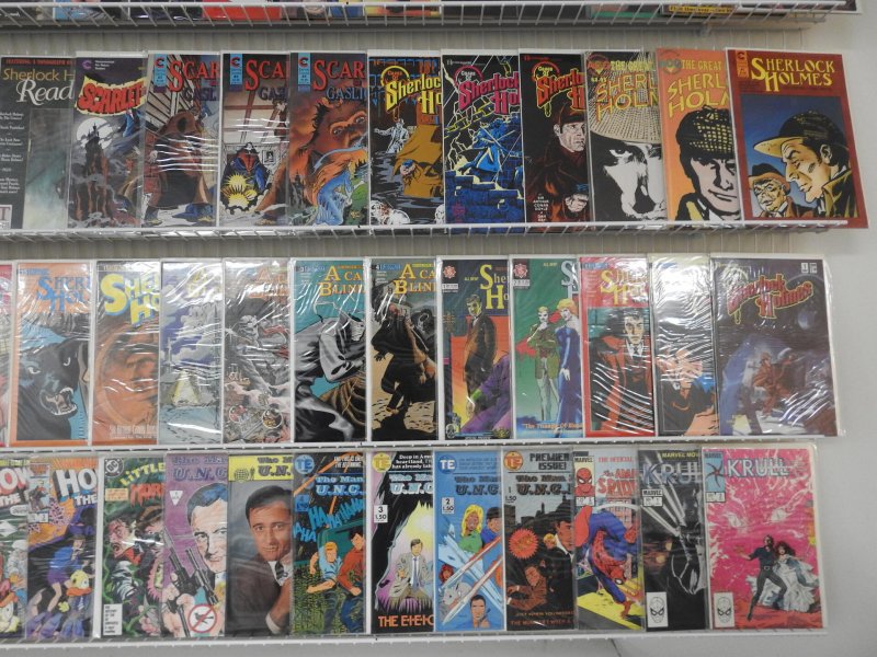 Huge Lot 130+ Comics W/ Sherlock Holmes, The Phantom,  Krull Avg VF Condition!