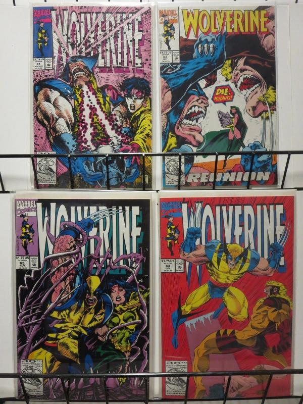 WOLVERINE (1988) 61-64  JUBILEE, SILVER FOX, SABRETOOTH