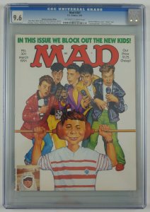 Mad Magazine #301 CGC 9.6 - RARE Hussein Asylum Edition - NKOTB March 1991 