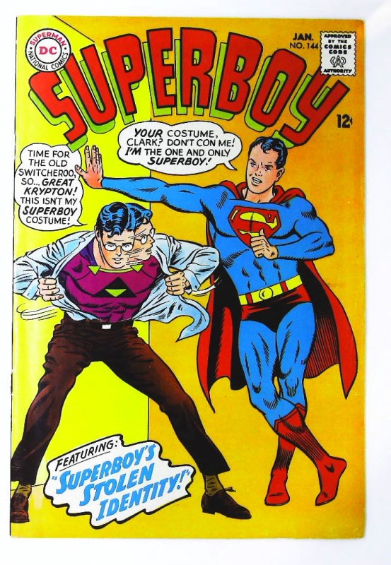 Superboy (1949 series)  #144, VF (Actual scan)