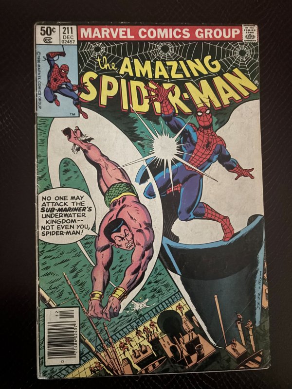 The Amazing Spider-Man #211 Newsstand Edition (1980)