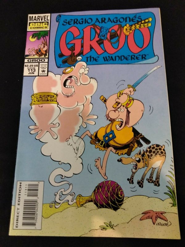 Groo the Wanderer #113 Sergio Aragones Marvel Epic Comics 1994 Very High Grade!