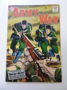 Our Army at War #56 (1957) VG/FN condition ink, stains front cover